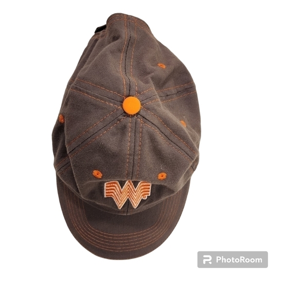 Whataburger Texas Gray Promo Employee Uniform Hat Cap Strap Back - Picture 3 of 3